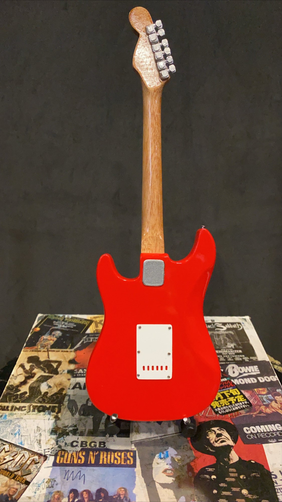 Image of Stratocaster Red Miniature Guitar